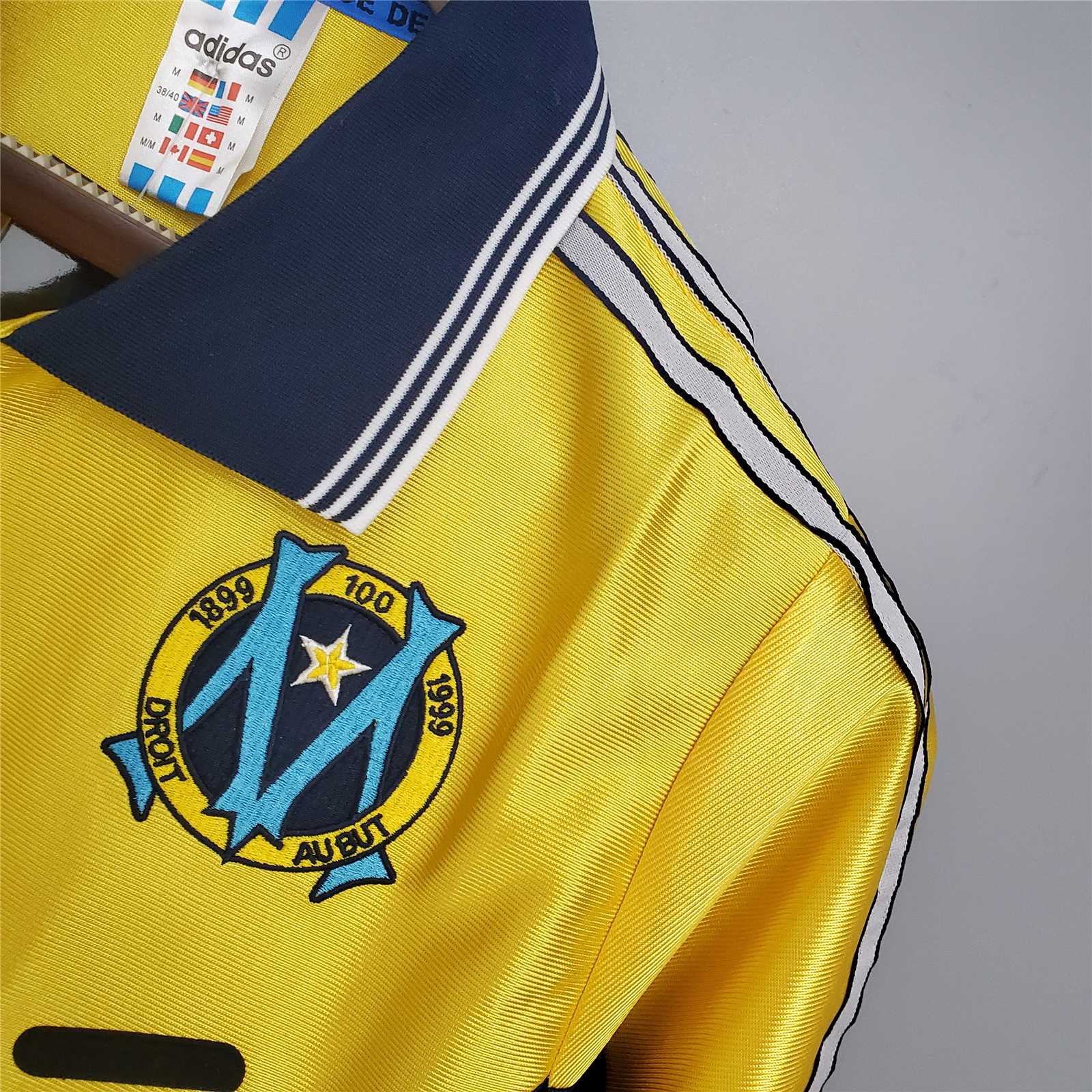 Marseille Away Shirt Yellow 1998/99