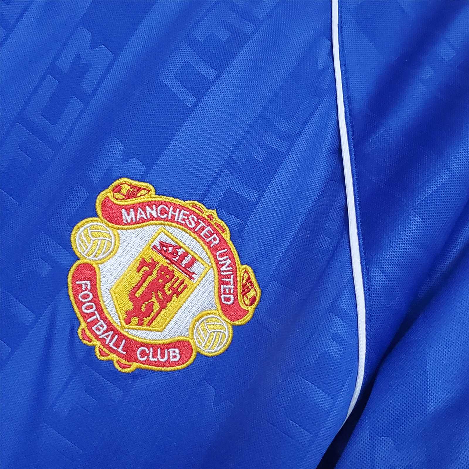 Man. United Away Shirt Blue 1988/89