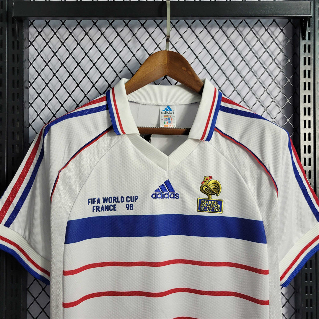 France Away Jersey White 1998
