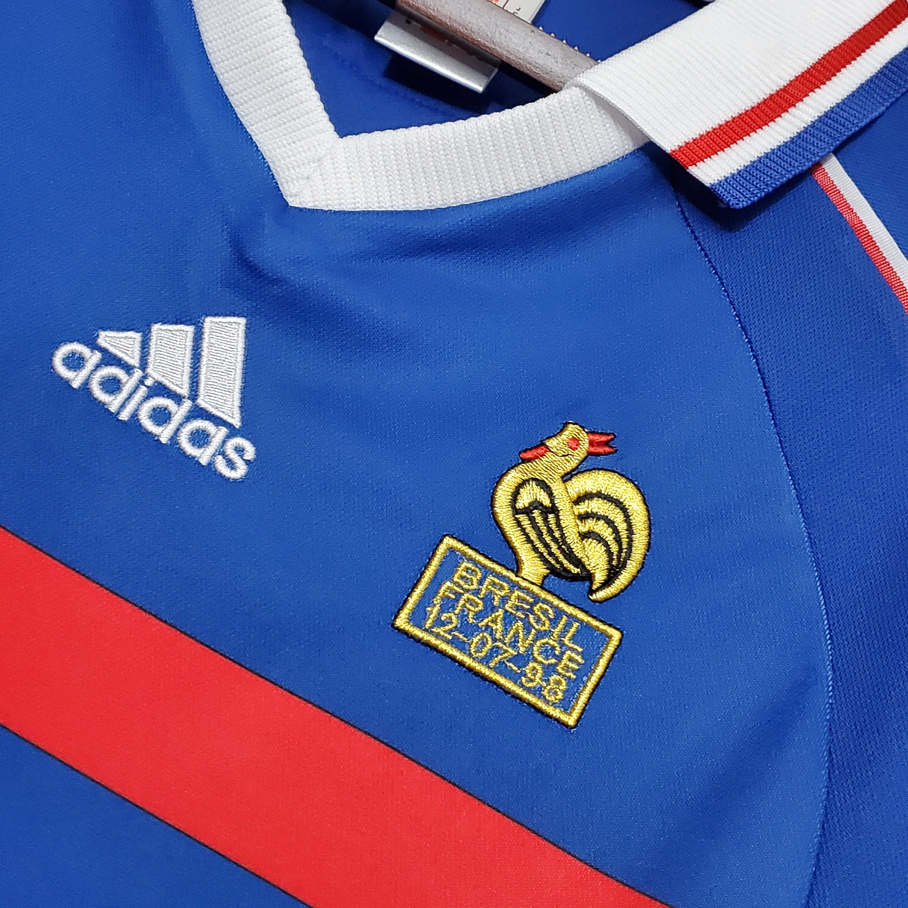 Zidane France 1998 World Cup Home Shirt