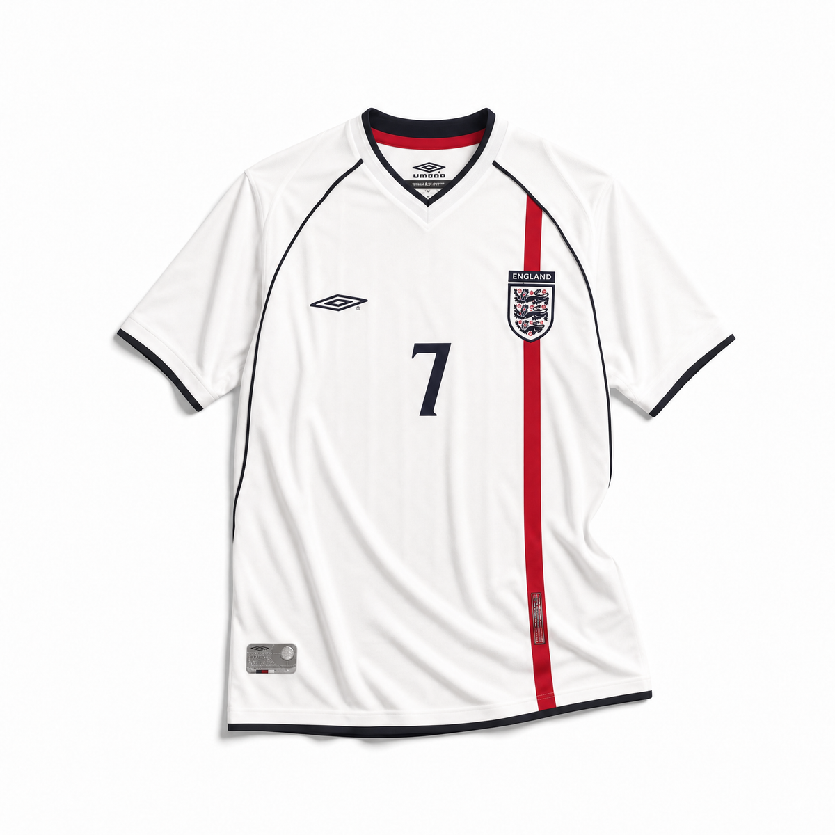 Beckham England Home Jersey 2002
