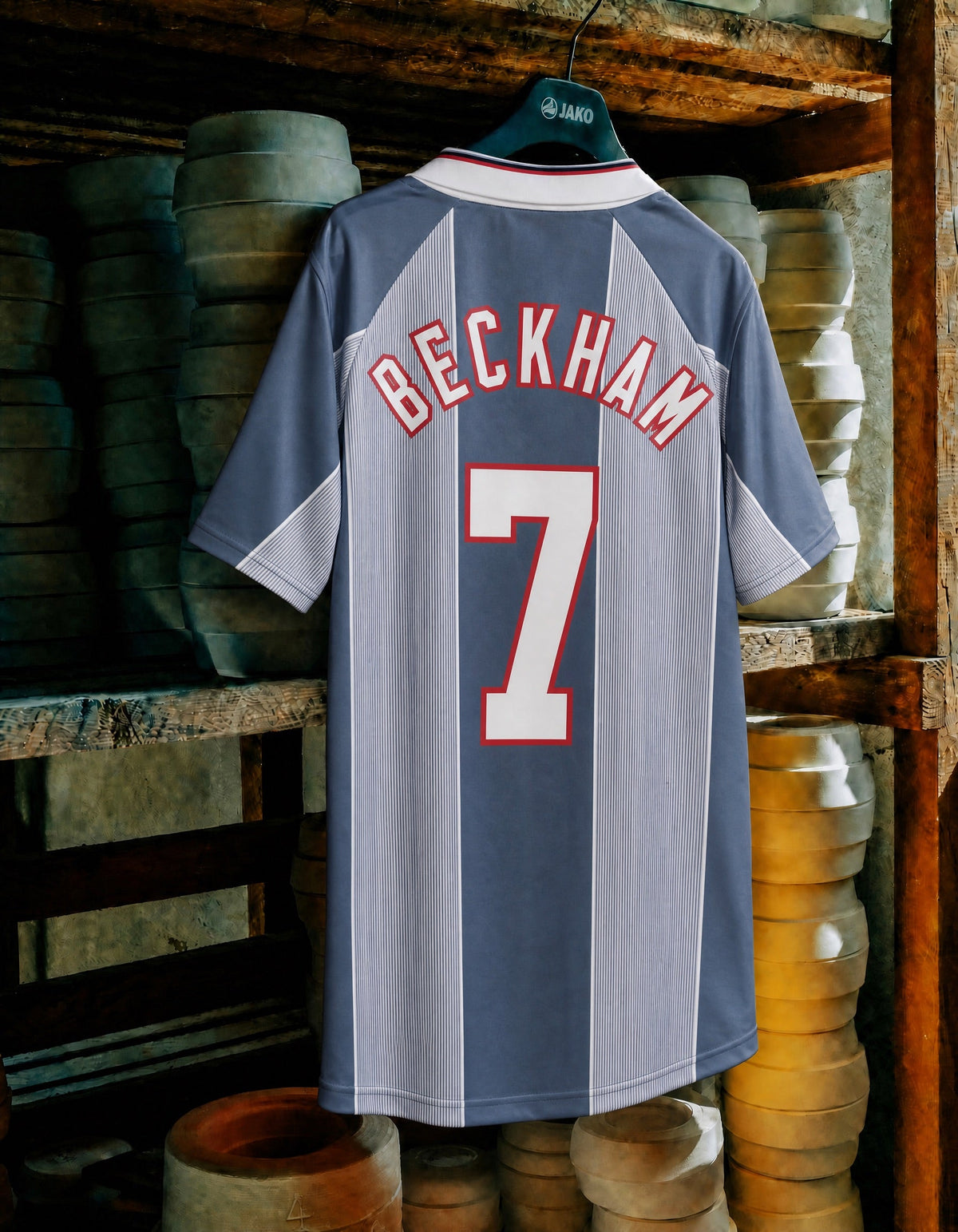 Beckham England Away Jersey 1996