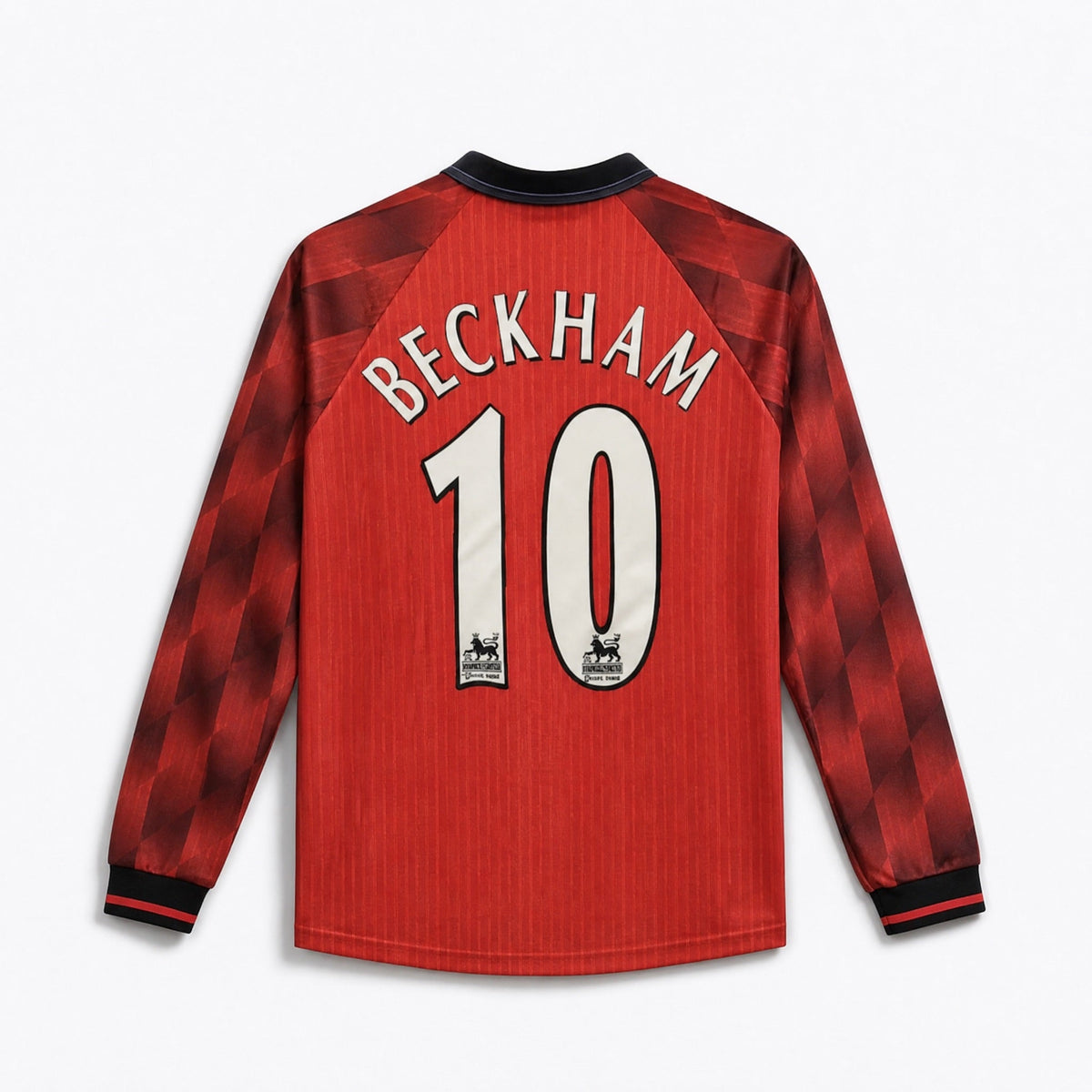 Beckham Man. United Long-Sleeve Home Jersey 1996/97