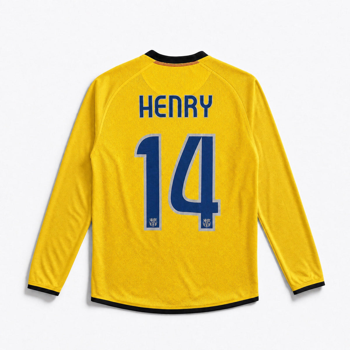 Henry Barcelona Away Long Jersey 2008/09