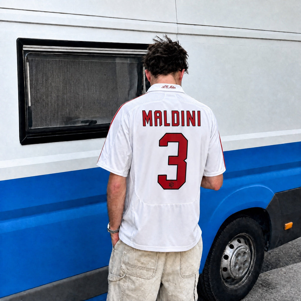 Maldini AC Milan Away Jersey 2007/08