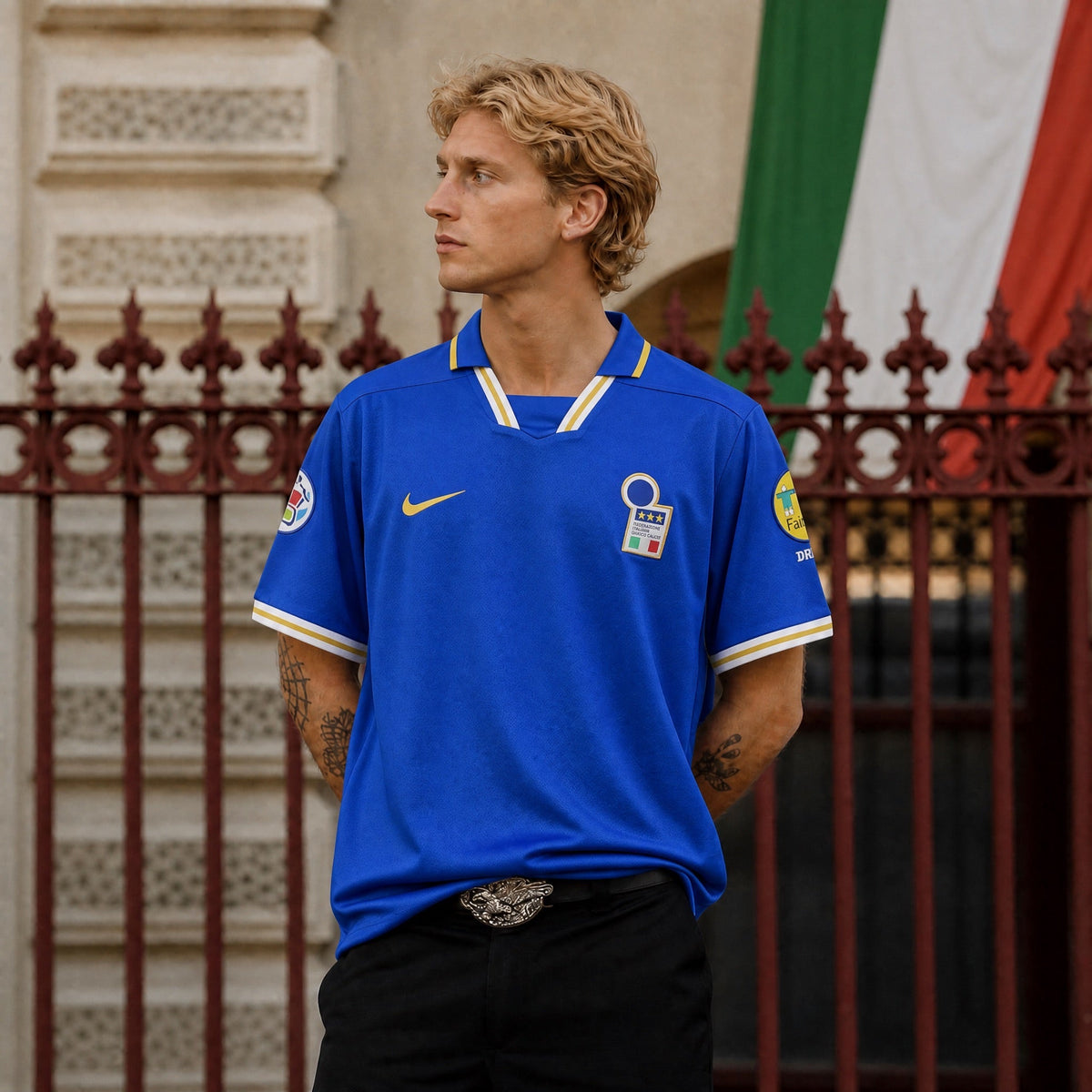 Maldini Italy Home Jersey 1996