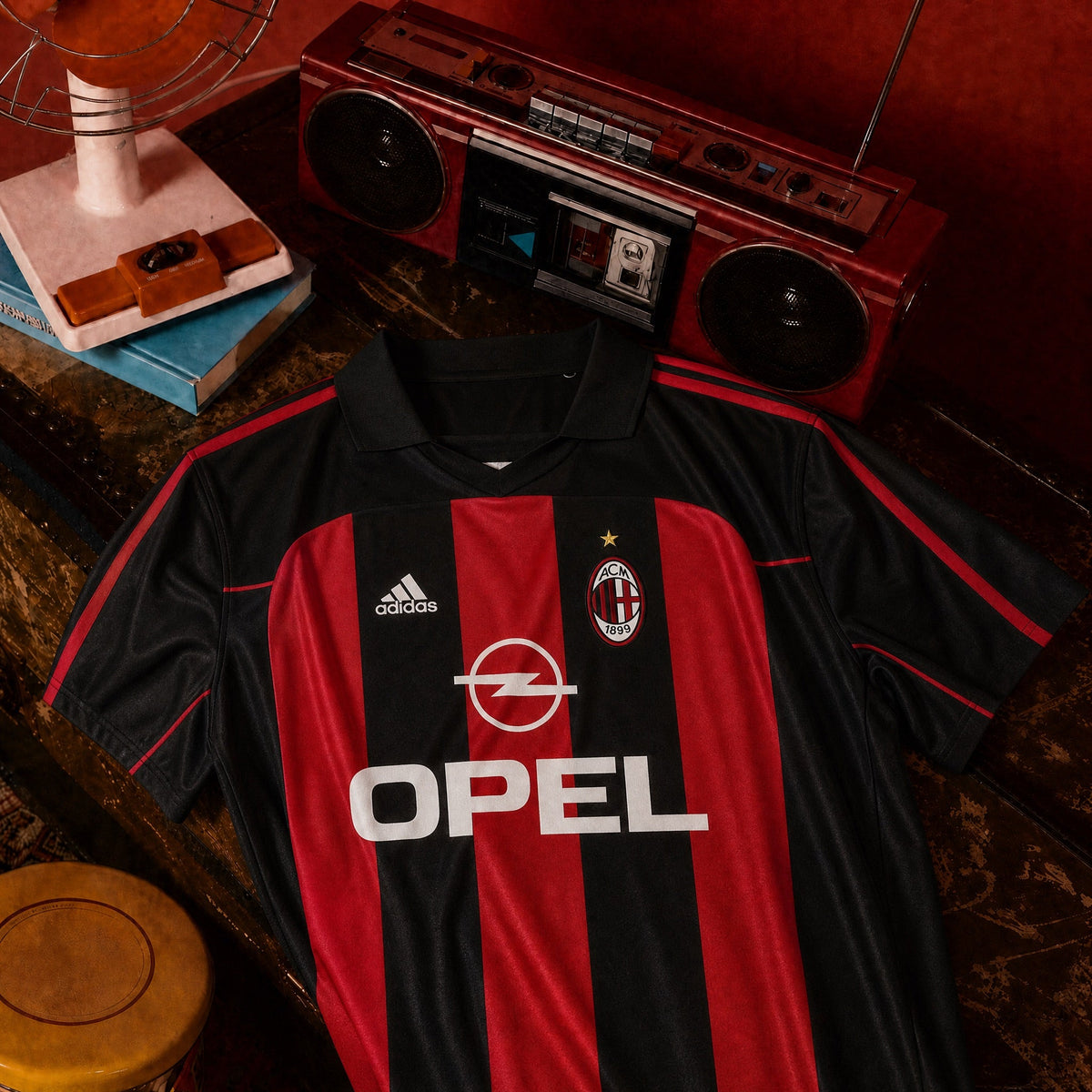 Maldini Milan Home Jersey 2000/01