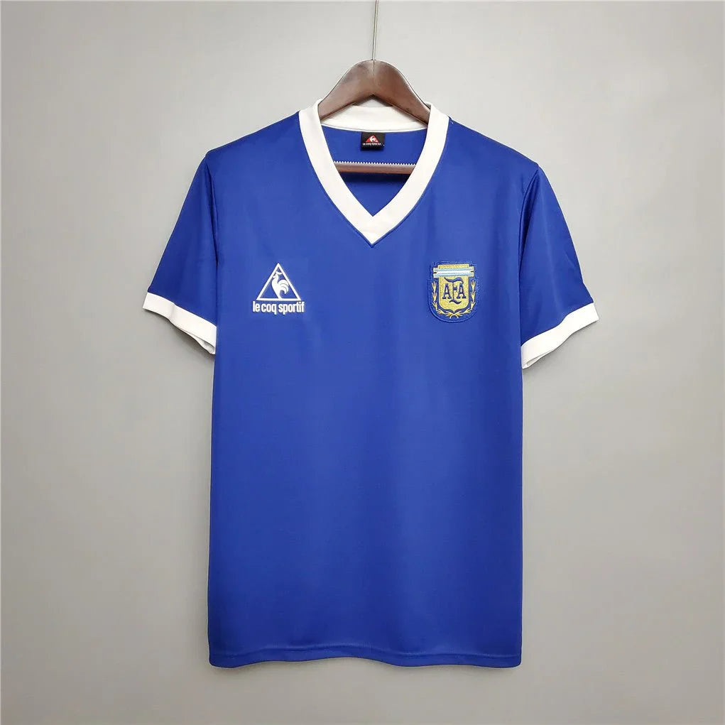 Maradona Argentina away jersey 1986