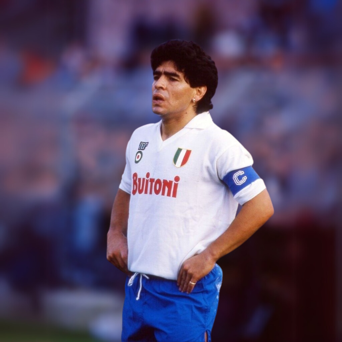 Napoli Away Shirt White 1987/88
