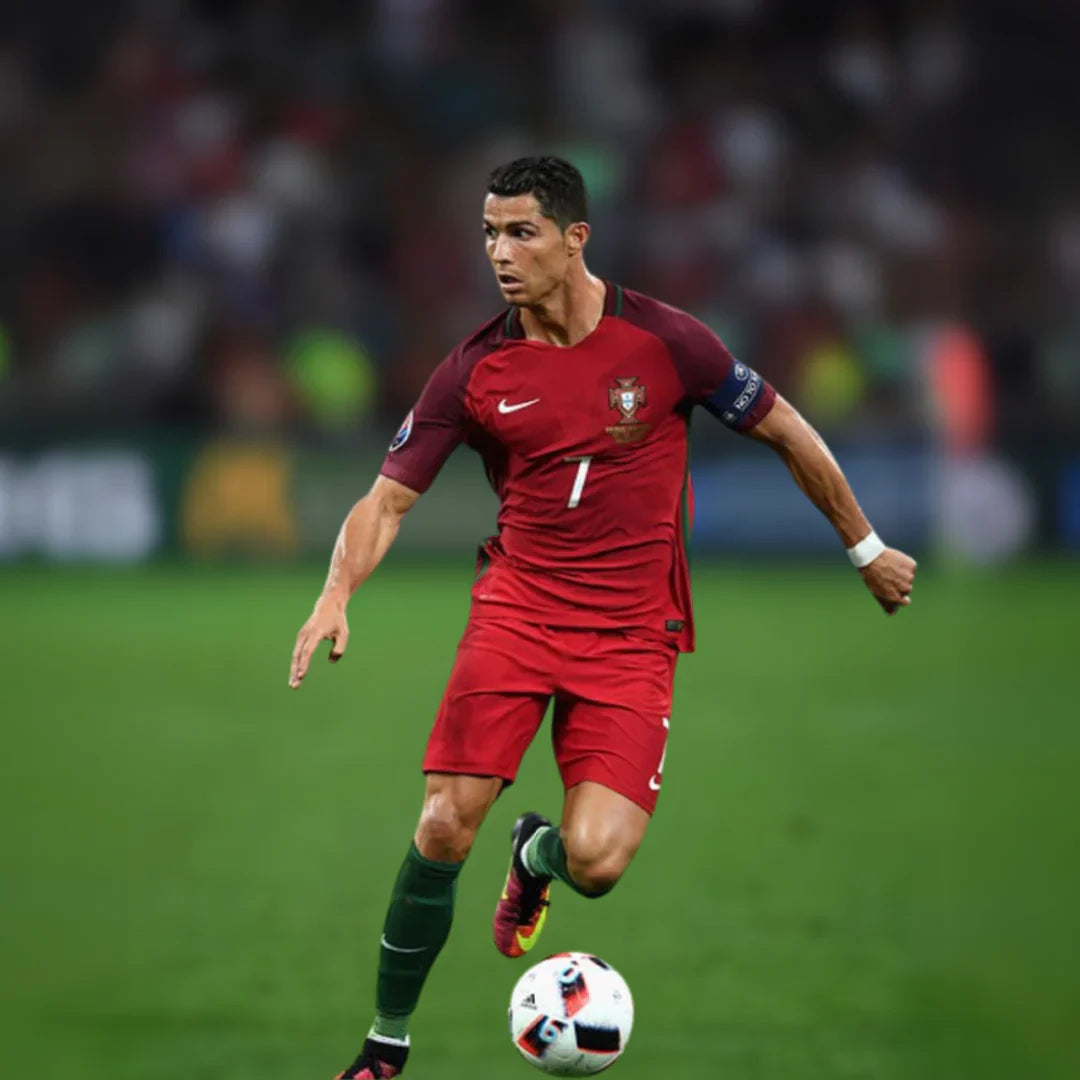 Cristiano Ronaldo CR7 Portugal Home Jersey 2016