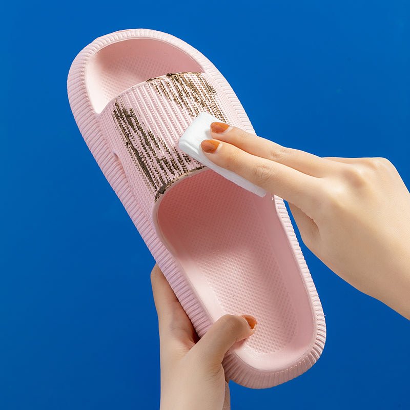 Heel Support Cushion Slides - Pink