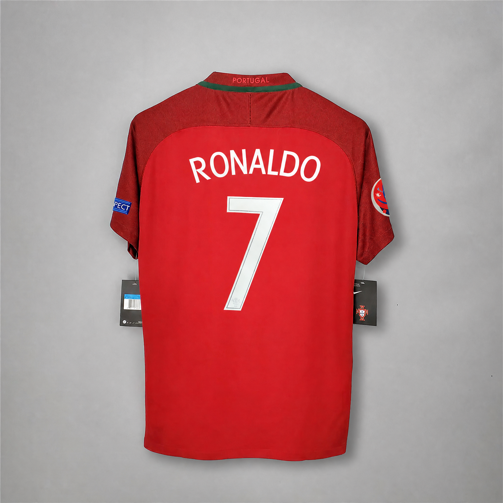 Cristiano Ronaldo CR7 Portugal Home Jersey 2016