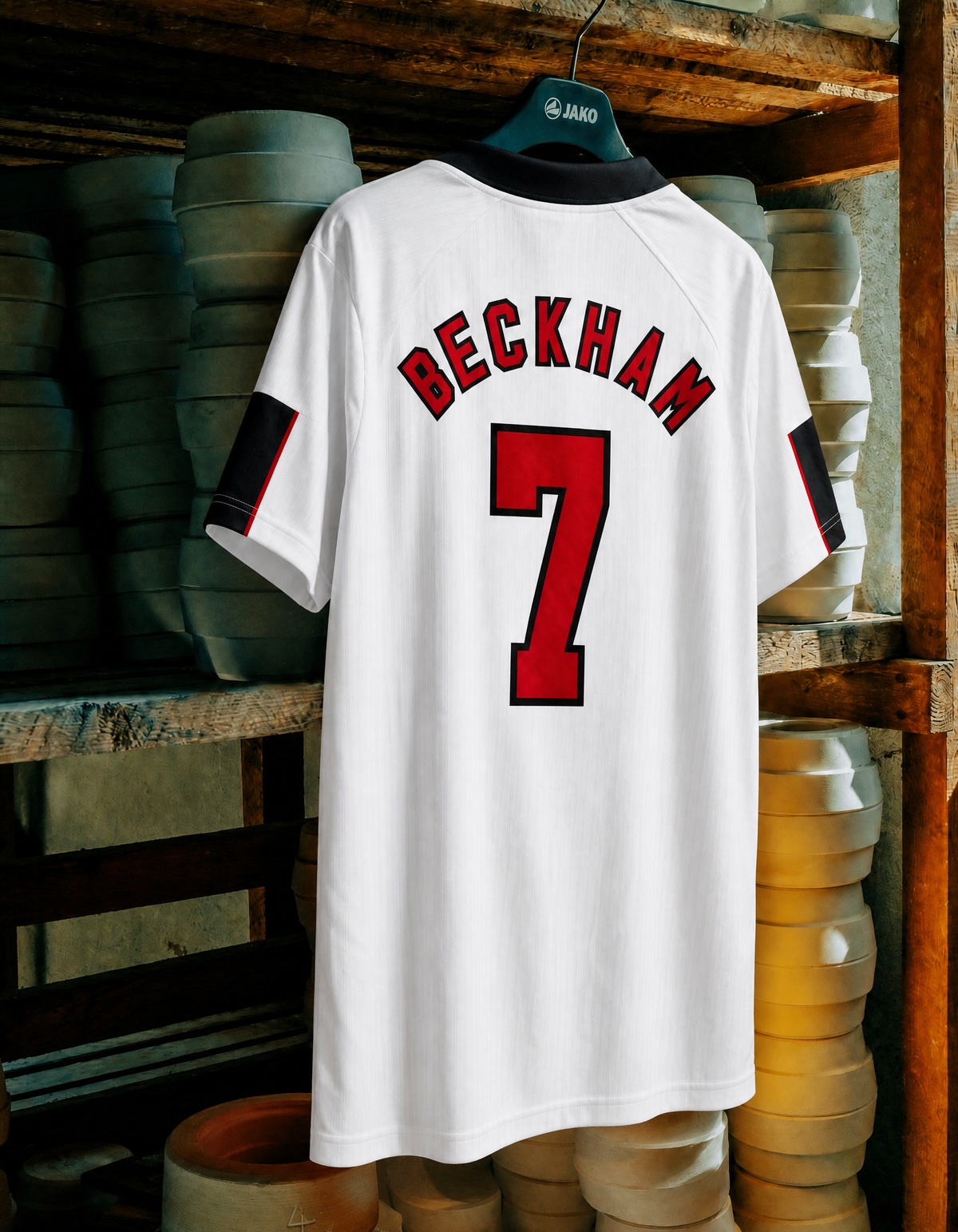 Beckham England Home Jersey 1998