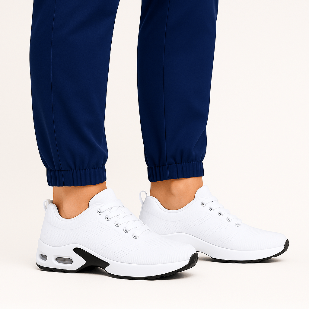 Ortho Cushion Go-Running Shoes - White