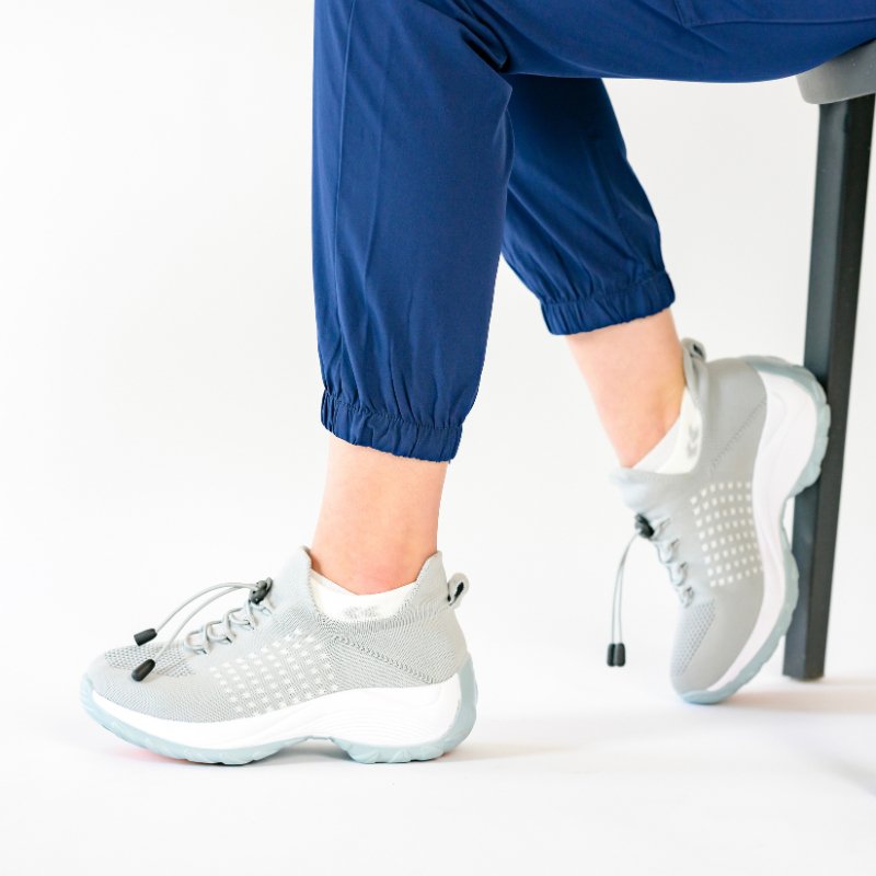 Ortho Stretch Cushion Shoes - Arctic White