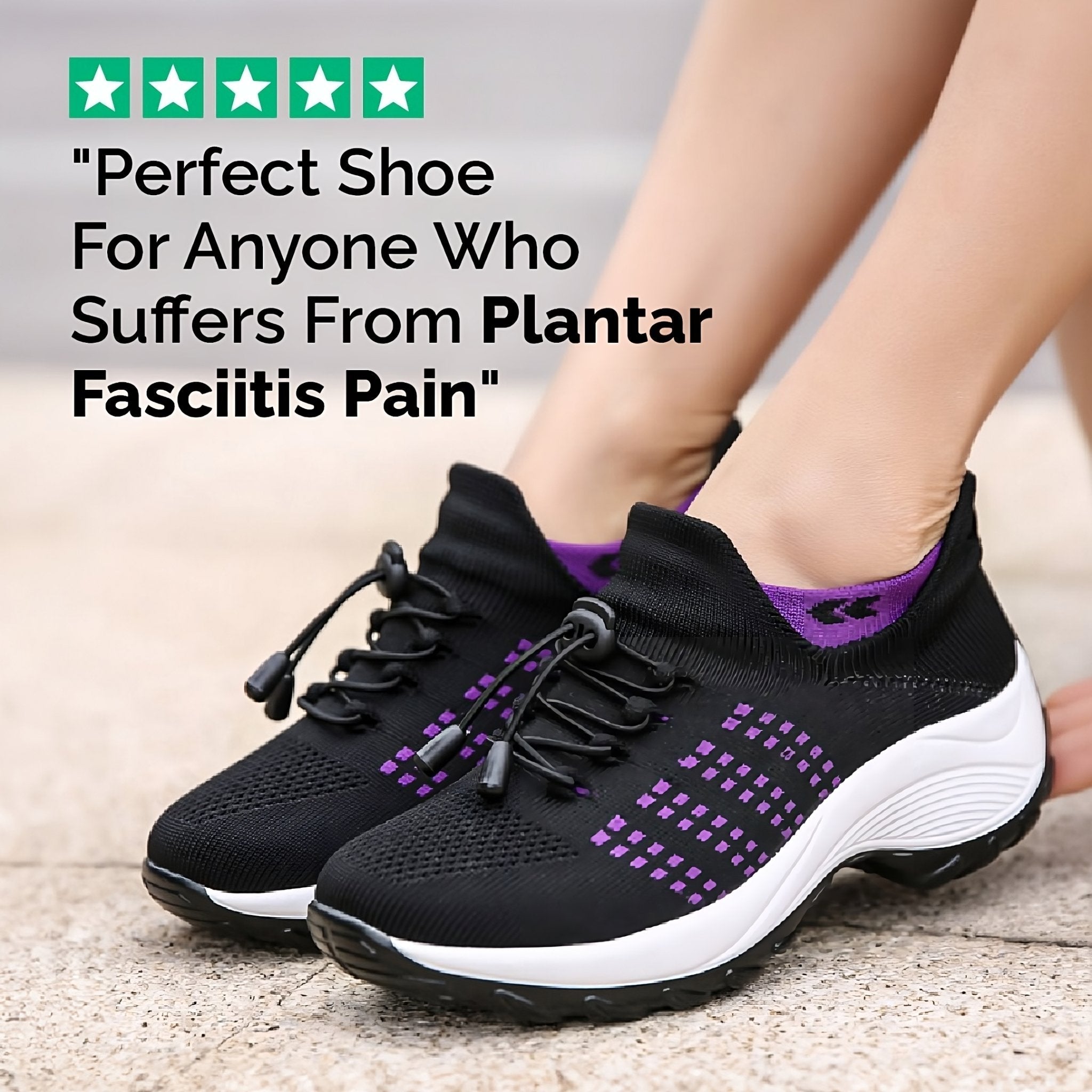 Ortho Shoes Stretch Cushion - Foot Pain Relief