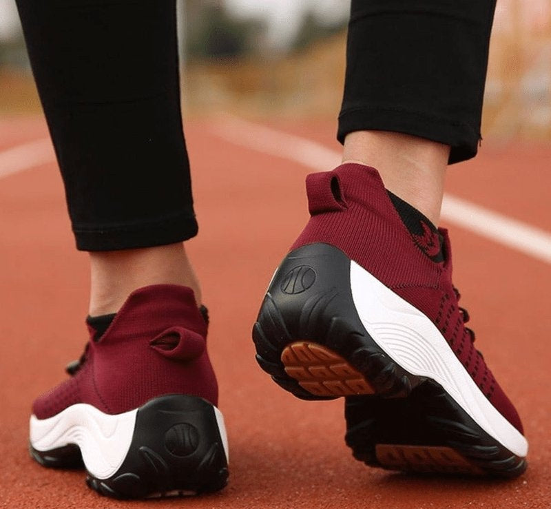 Ortho Stretch Cushion Shoes - Red