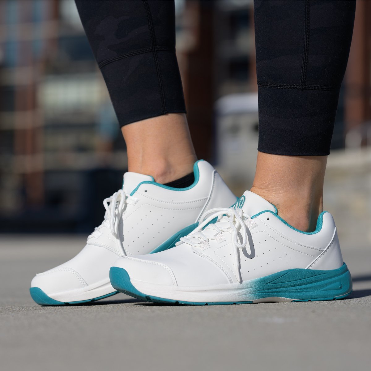 Stride Cushion Shoes - Turquoise