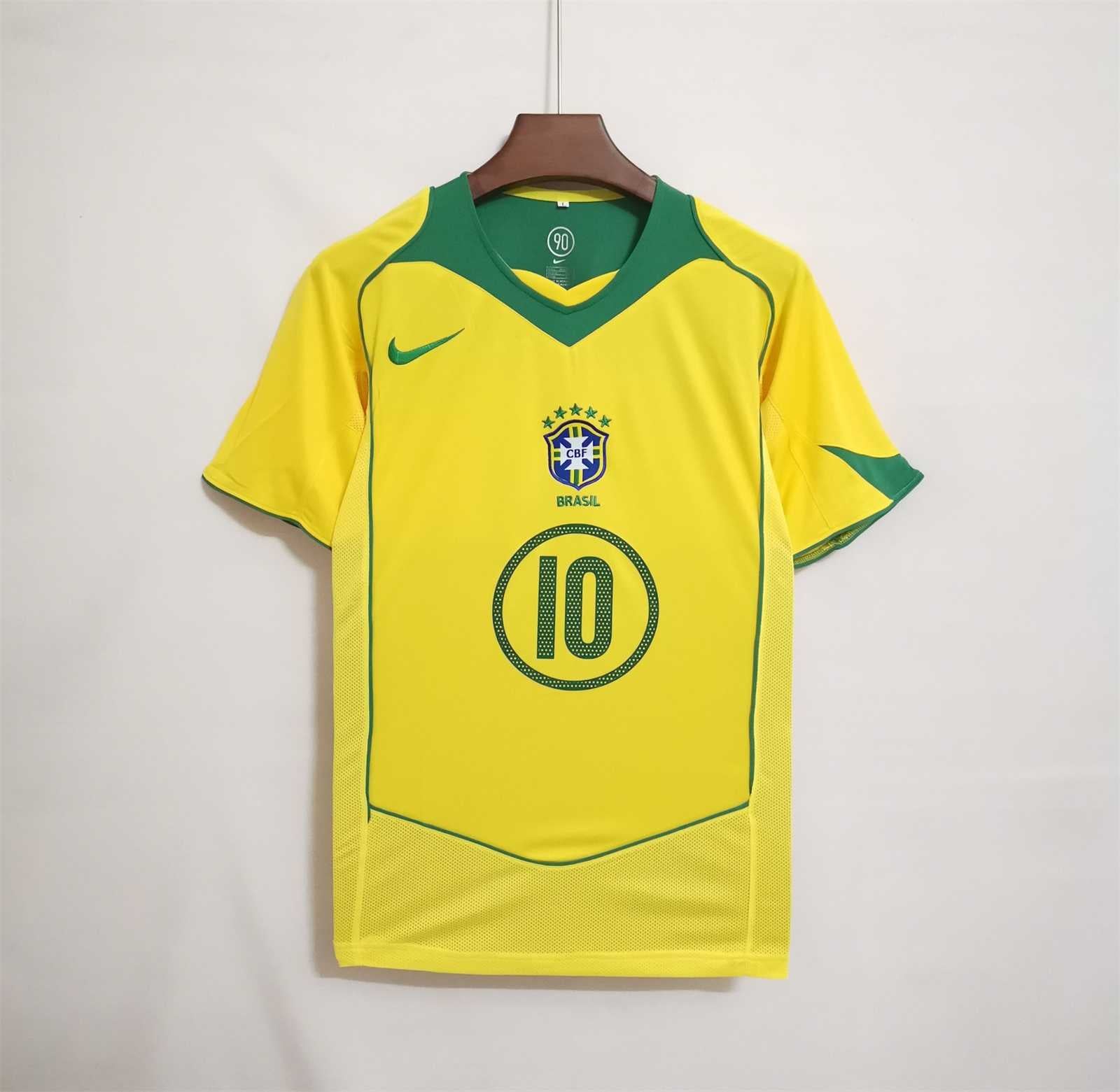 Brazil Home Jersey 2004