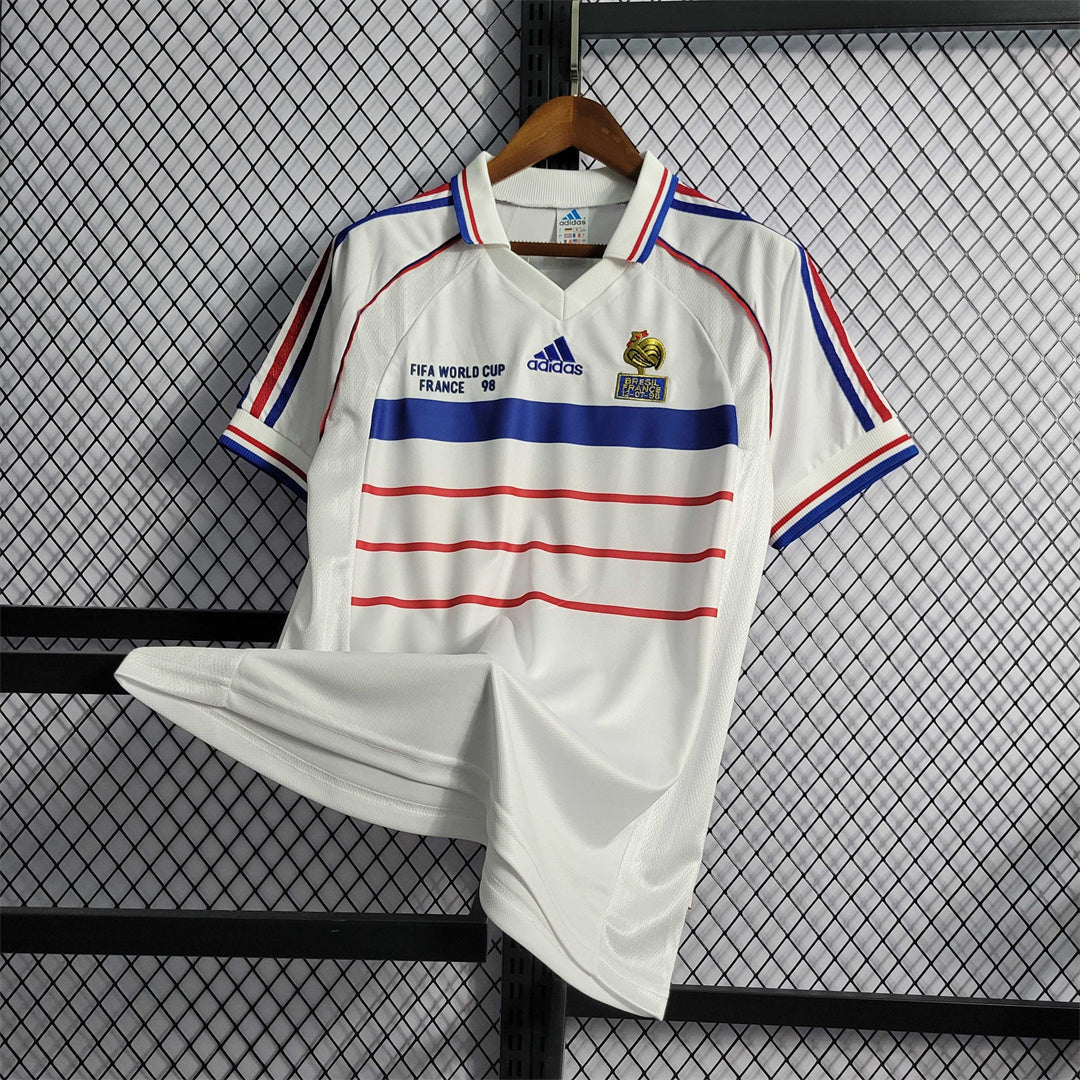 France Away Jersey White 1998
