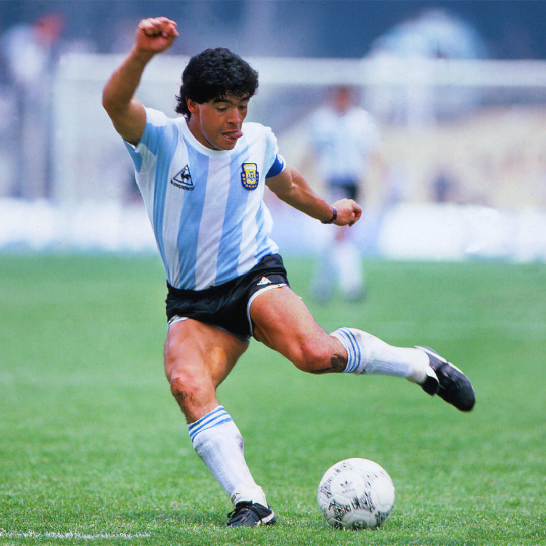 Maradona Argentina home jersey 1986 World Cup Victory