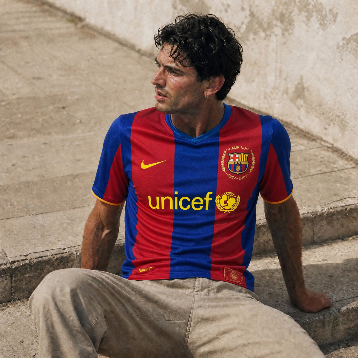 Henry Barcelona Home Jersey 2007/08