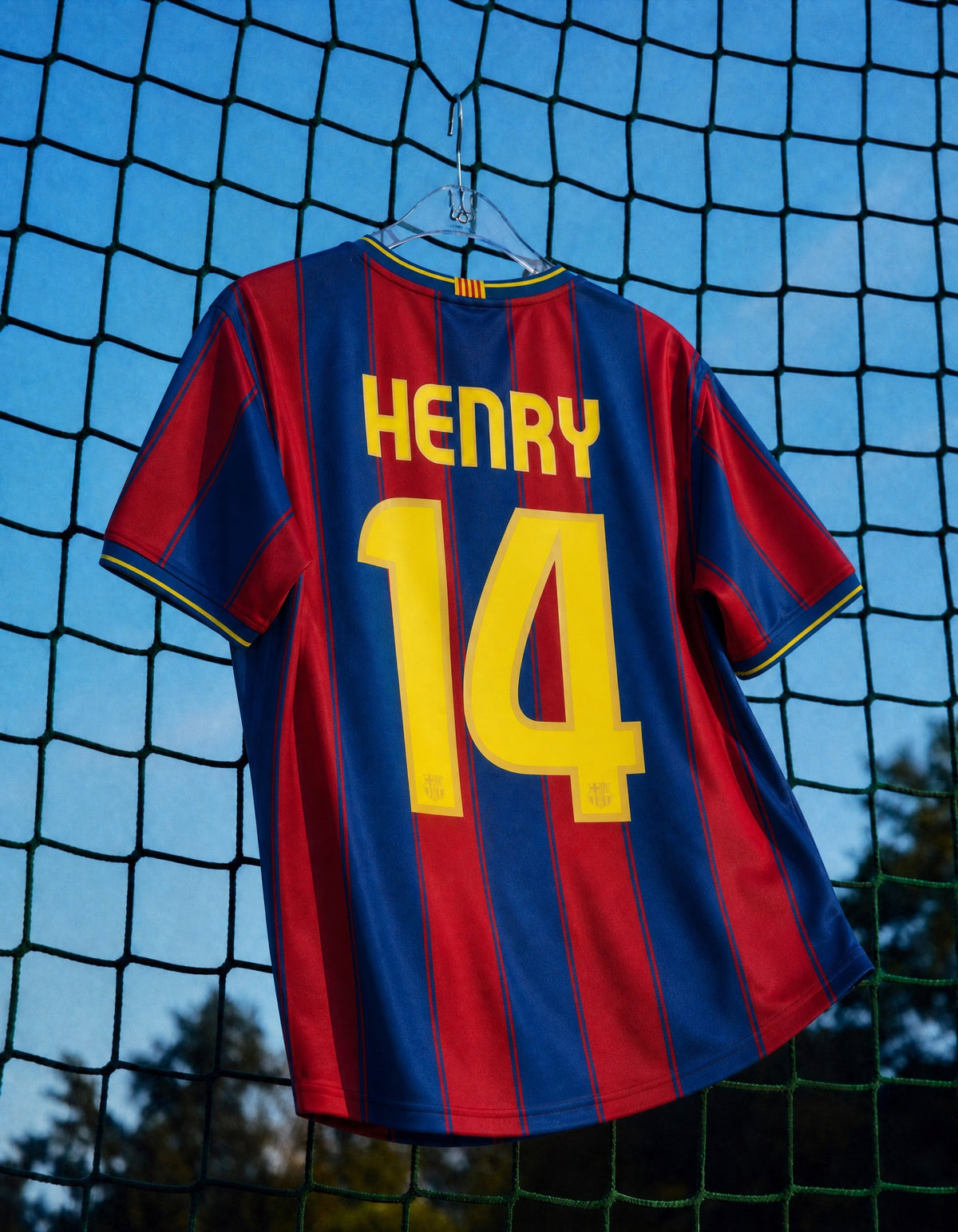 Henry Barcelona Home Jersey 2009/10
