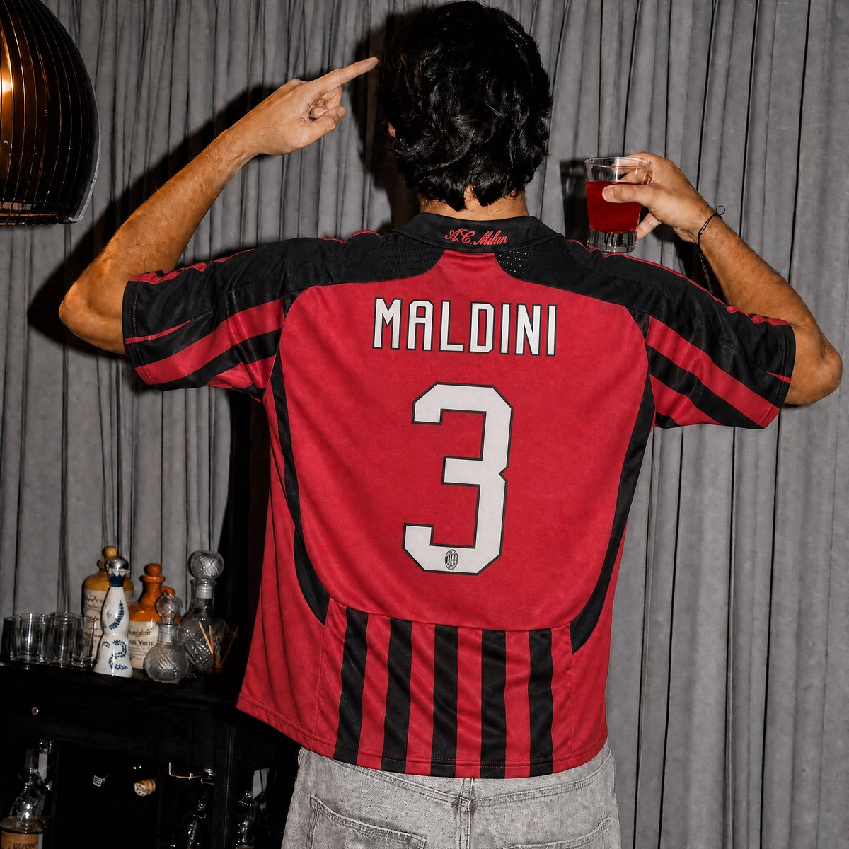 Maldini AC Milan Home Jersey 2007/08