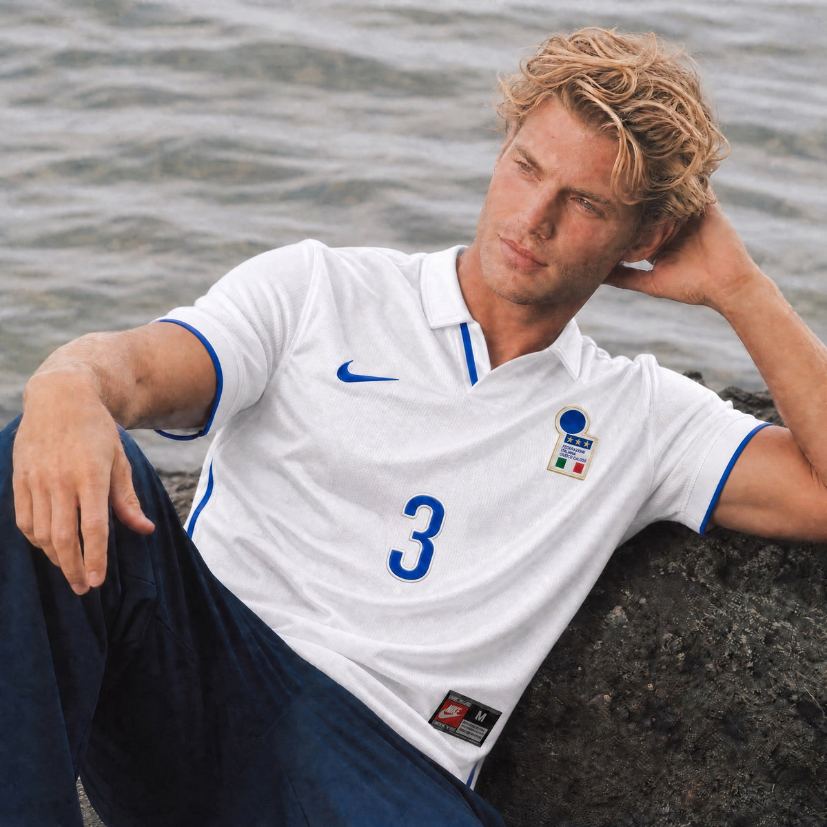 Maldini Italy Away Jersey 1999