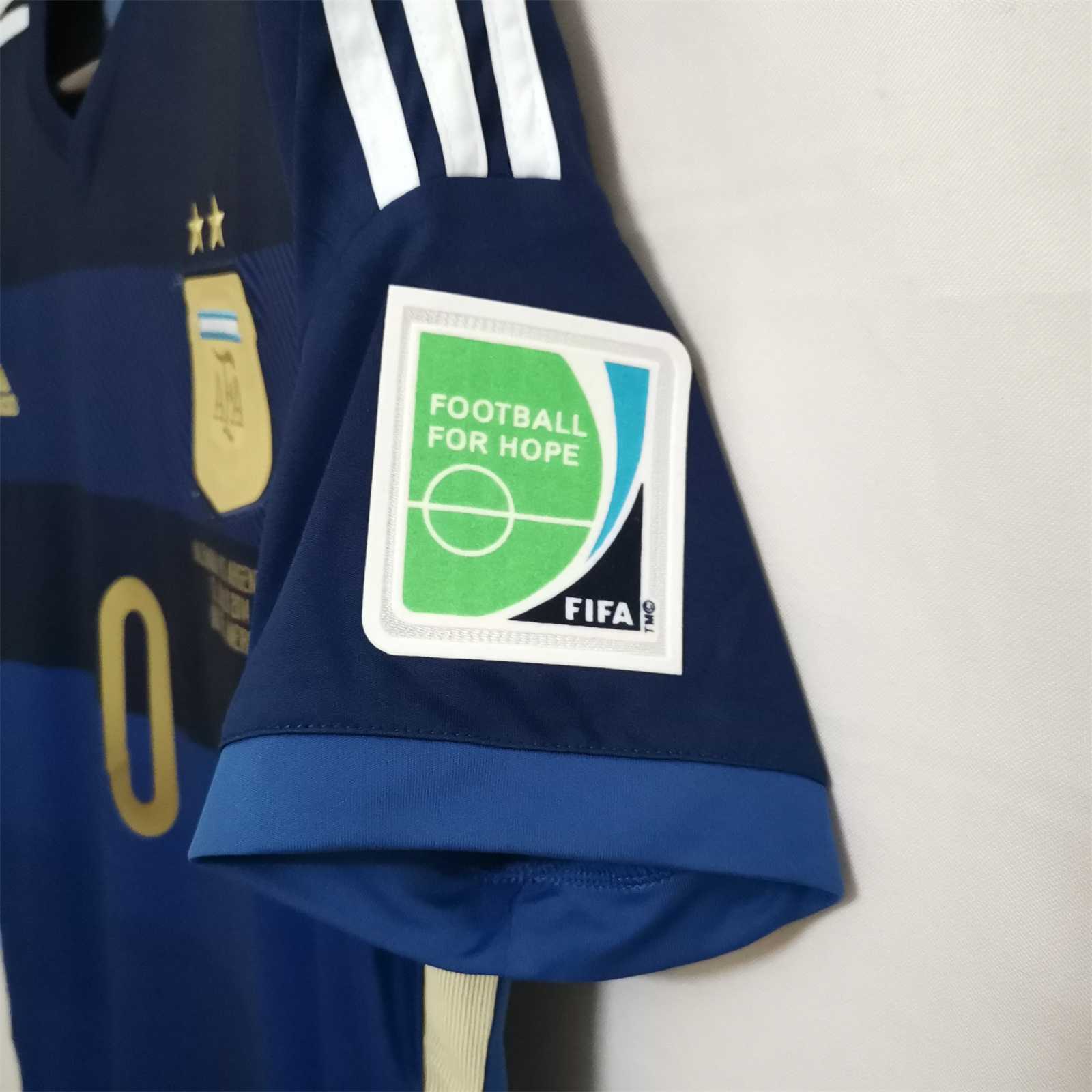 Messi Argentina Away World Cup Final 2014 Jersey